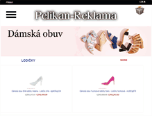 Tablet Screenshot of pelikan-reklama.cz